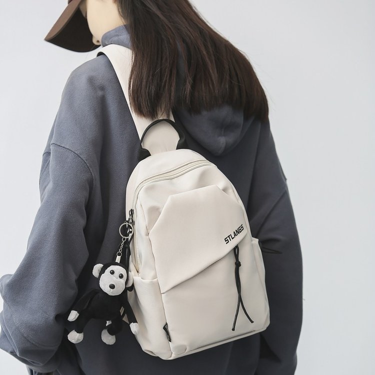 New chest bag men's casual Japanese versatile shoulder bag student fashion sports small backpack women's trendy crossbody bag