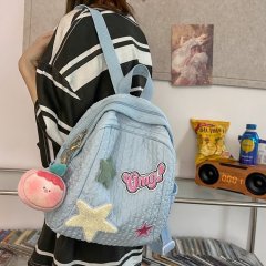 New cute cartoon mini backpack Ruiying female forest style street travel backpack casual western style school bag trendy bag