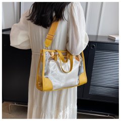 Trendy and fashionable large-capacity bag for women 2024 spring new simple and stylish tote bag casual fashion shoulder bag