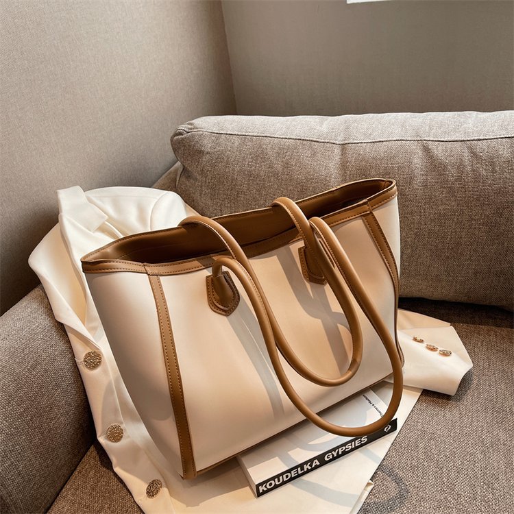 Retro large-capacity bag autumn and winter new women's bag fashionable commuter shoulder bag retro handheld tote bag