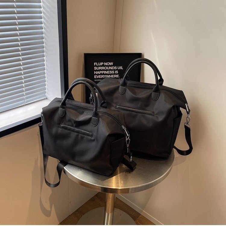 Business trip luggage bag for women 2024 new casual and versatile one-shoulder crossbody bag cloth bag women's texture handheld travel bag
