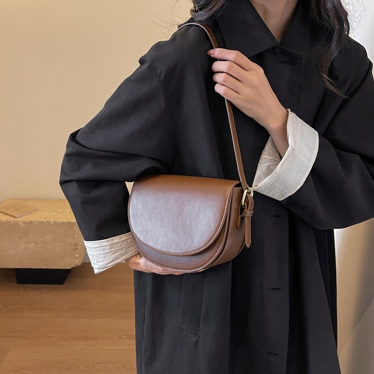 Textured bags for women 2024 new fashion design armpit shoulder bag ins casual versatile crossbody bag trendy