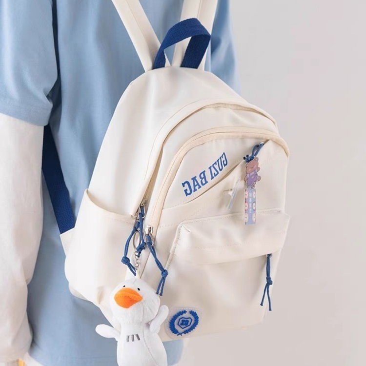 Lightweight small backpack women's backpack small ins style compact outdoor waterproof Japanese niche shopping bag
