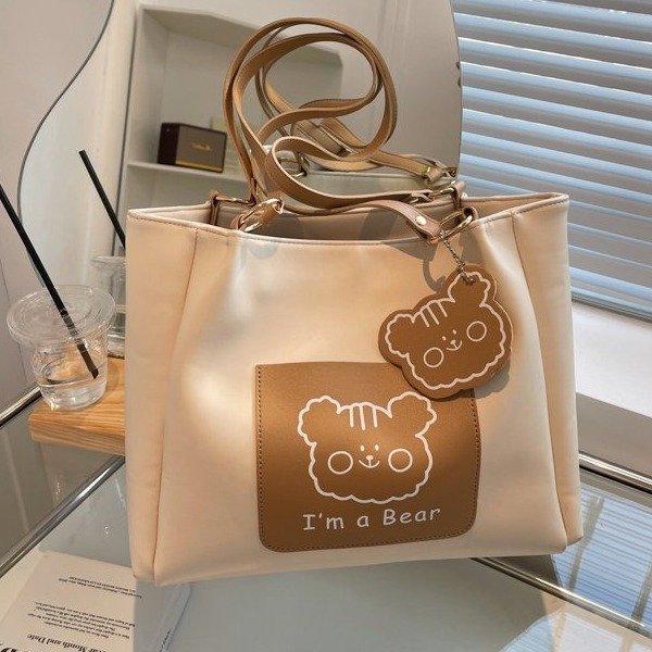 High-end large bag for women 2024 new large-capacity fashion shoulder bag niche casual versatile commuting tote bag