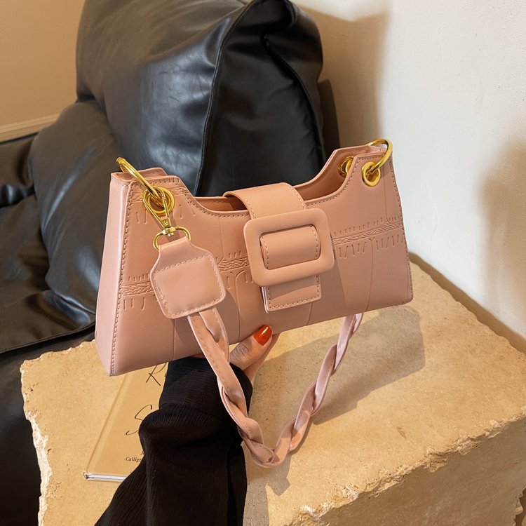 Underarm bag for women 2024 new high-end women's niche design single shoulder crossbody bag summer white small square bag