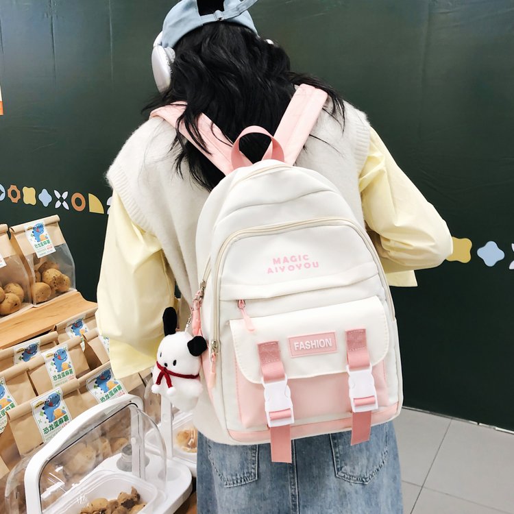 Backpack girls ins mini small fragrant style college student casual outdoor travel fashion commuter small backpack student