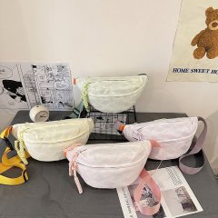 Cute and lightweight niche cross-body waist bag Japanese ins fresh and simple versatile small bag female forest girl chest bag