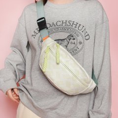 Korean style casual large-capacity chest bag trendy brand versatile small fresh waist bag 2024 new cross-body bag nylon shoulder bag