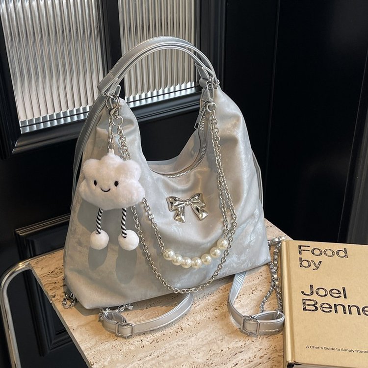 Tote bag for women 2024 new large-capacity commuter backpack summer fashion versatile shoulder bag design backpack