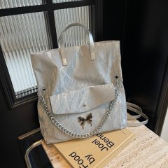 Backpack women's new large-capacity liquid fashionable aesthetic trend shoulder bag multi-purpose Korean version versatile tote bag