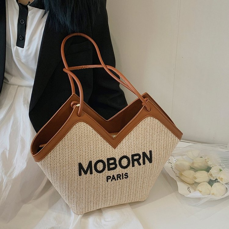 Simple Casual Bag Women 2024 Spring New Simple Casual Shoulder Underarm Bag Fashion Casual Tote Bag
