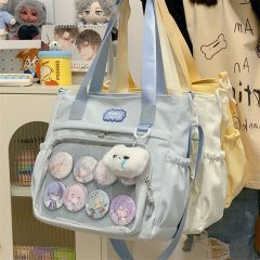 ins college style girl backpack large capacity bag Japanese style versatile high-value single shoulder crossbody bag