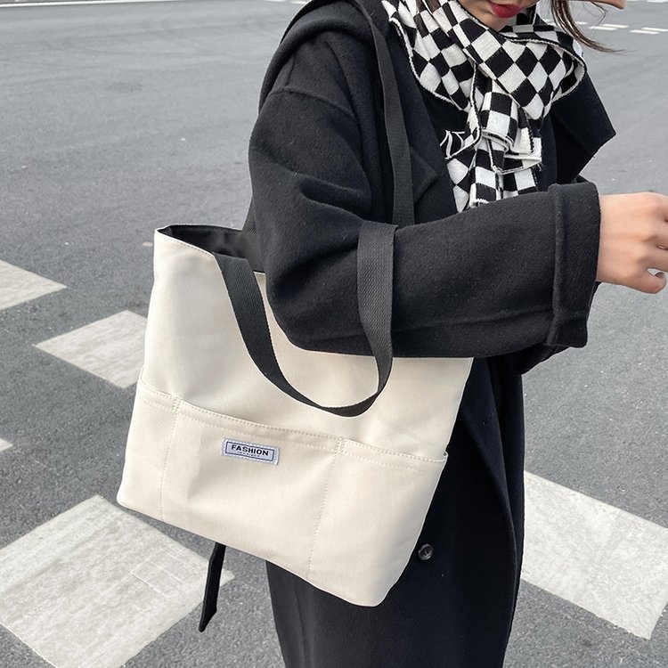 Autumn and winter new Korean bag female ins versatile student class commuting bag Oxford cloth bag large capacity single Jiatai