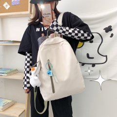 Japanese school bag female college student simple versatile backpack junior high school student school bag Korean version Harajuku high school student backpack
