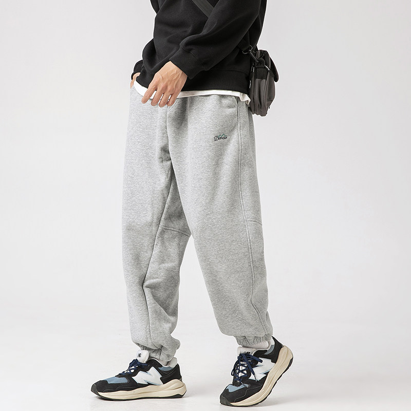 2024 new men's clothing Japanese trendy loose legged casual pants overalls harem pants