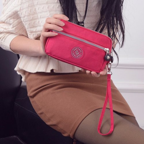 New single shoulder crossbody bag, middle-aged and elderly mother bag, Oxford cloth multi-layer casual crossbody mobile phone coin purse