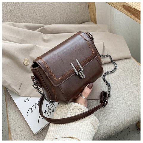 ins super hot retro bag small bag women's new trendy Korean version versatile texture crossbody bag fashionable small square bag