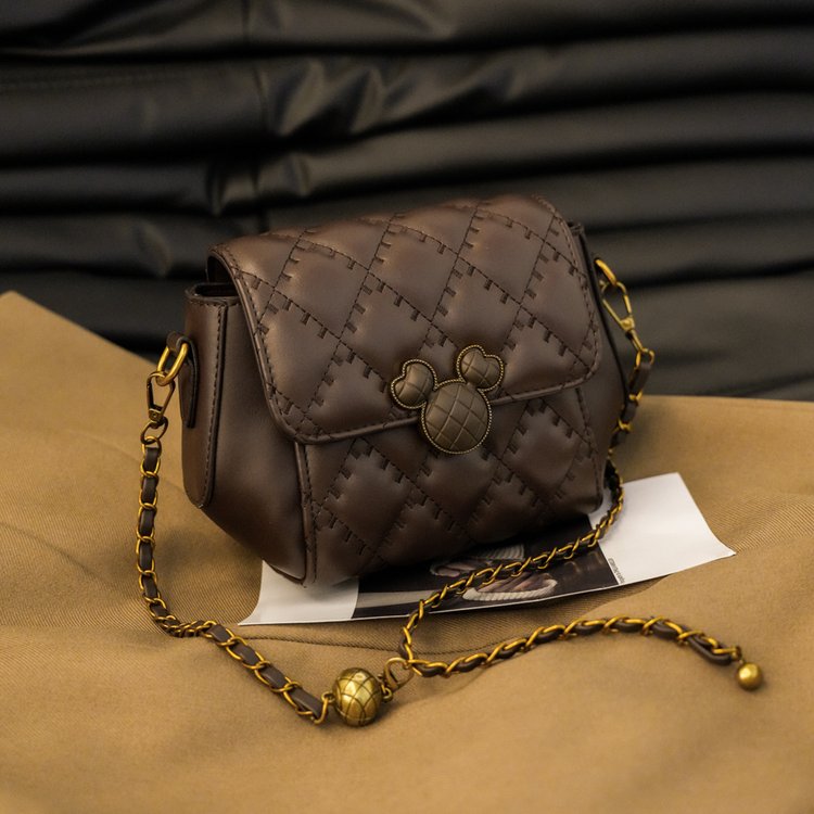 High-end fashion bag women's new autumn and winter niche light luxury rhombus chain bag single shoulder cross-body small square bag