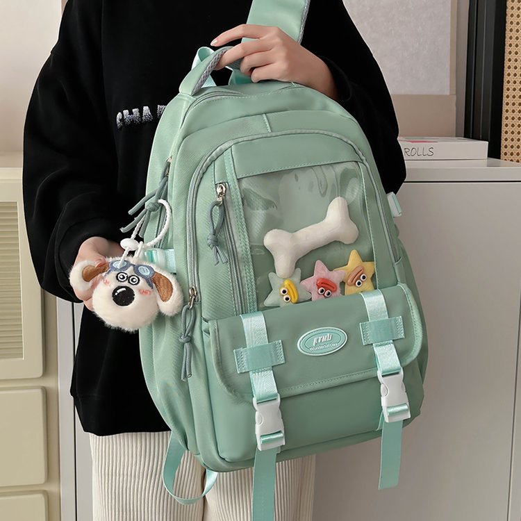 Good-looking schoolbags for women, high school students, junior high school girls, large-capacity backpacks, Japanese ins casual and versatile backpacks