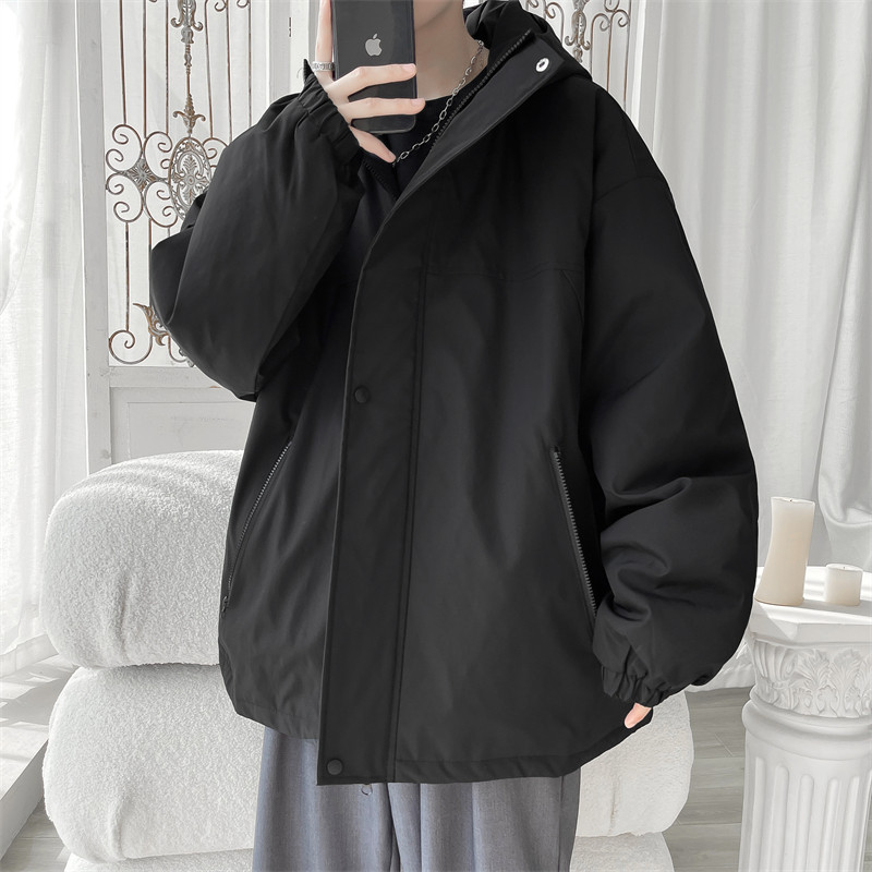 New winter waterproof and windproof jacket, cotton-padded jacket, men's loose large size tops and jackets
