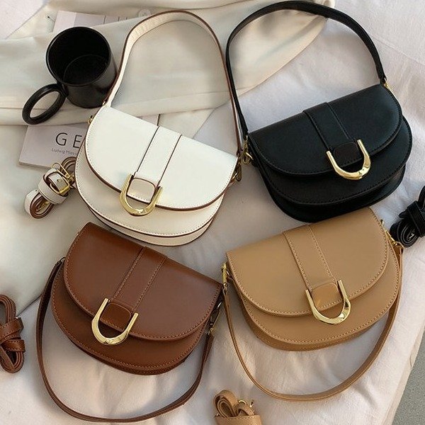 High-end and stylish small bag for women 2024 new trendy fashionable versatile crossbody bag Internet celebrity hot style shoulder saddle bag