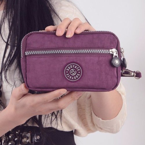 New single shoulder crossbody bag, middle-aged and elderly mother bag, Oxford cloth multi-layer casual crossbody mobile phone coin purse