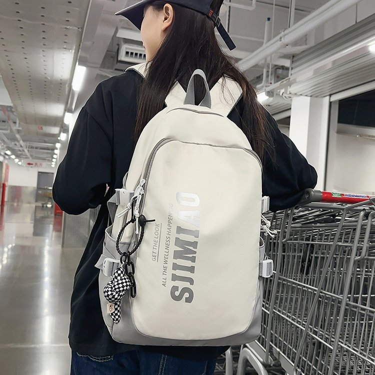 New fashionable casual schoolbags, girls' backpacks for middle school students, high-looking, large-capacity couple's backpacks, computer bags