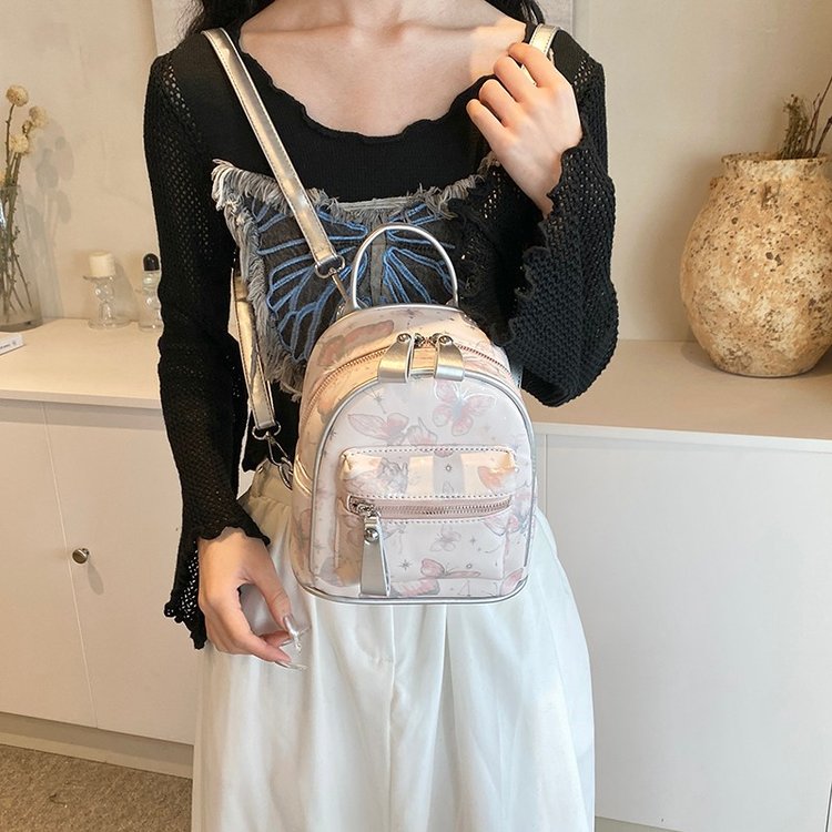 Backpack bag for women 2024 new style simple casual travel sports schoolbag design small mini backpack for women
