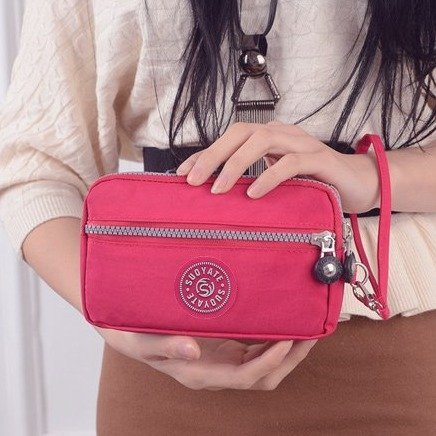 New single shoulder crossbody bag, middle-aged and elderly mother bag, Oxford cloth multi-layer casual crossbody mobile phone coin purse