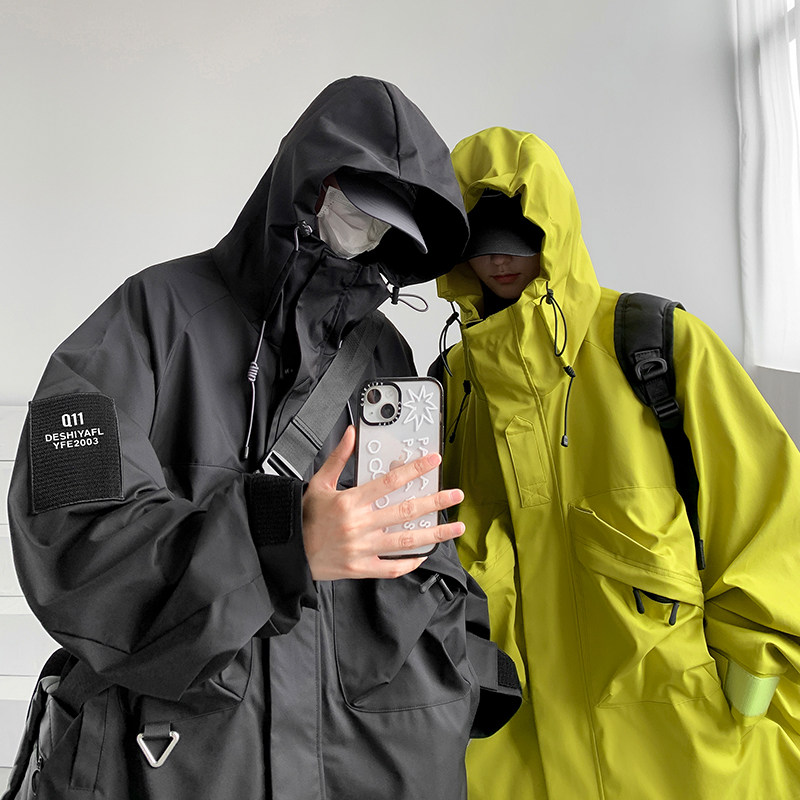 8XL-M Extra Large Size Jacket Waterproof Loose Workwear Style Men's Jacket
