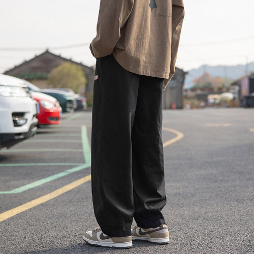 New autumn style cityboy large size retro American straight pants