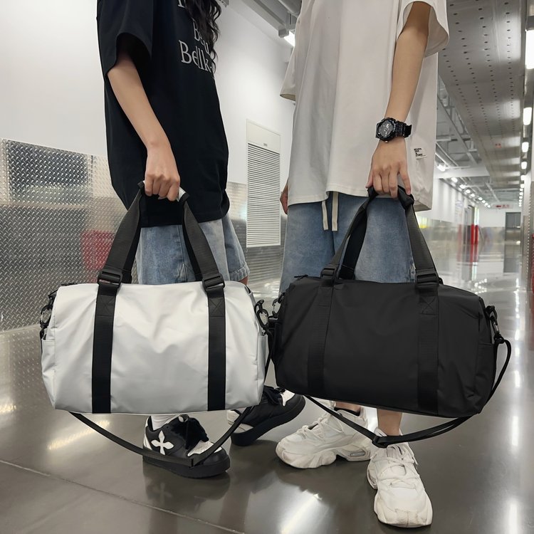 Niche nylon bucket bag simple Korean version 2024 new casual shoulder crossbody bag versatile western style hand bag