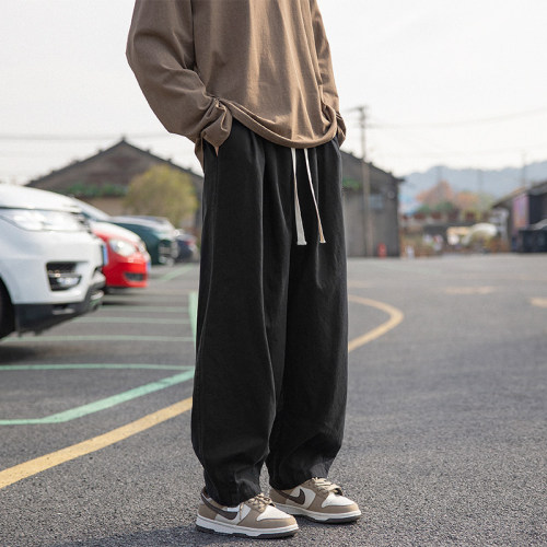 New autumn style cityboy large size retro American straight pants