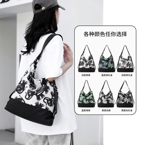 Large capacity shoulder bag shoulder bag casual armpit bag fitness yoga commuting travel versatile backpack handbag women