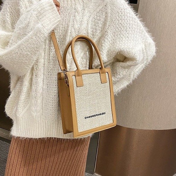 Cross-border small bag women's bag new trendy fashion simple shoulder crossbody bag internet celebrity foreign style portable small square bag