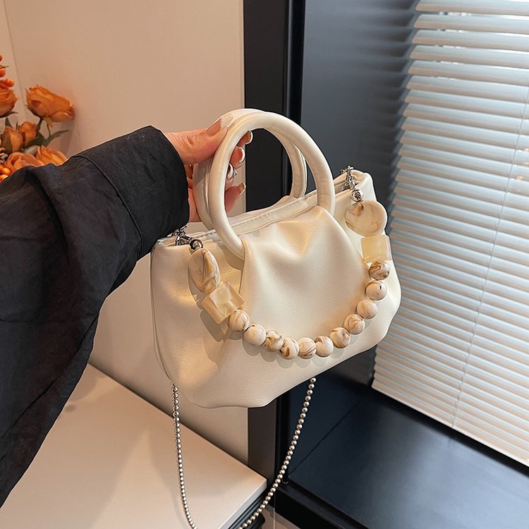 Cross-border elegant fashion handbag women's new fashion versatile solid color shoulder bag high quality trendy crossbody bag