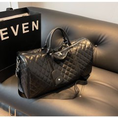 Cross-border travel commuting storage bag large capacity short-distance business trip luggage bag rhombus large capacity portable travel bag