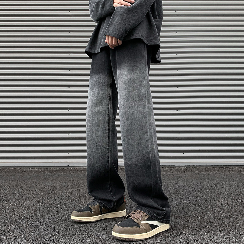 2024 new autumn outdoor large size American style contrasting color jeans