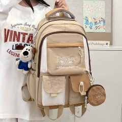 Japanese and Korean ins forest schoolbags multi-pocket primary school students' fourth, fifth and sixth grade schoolbags junior high school students' backpacks
