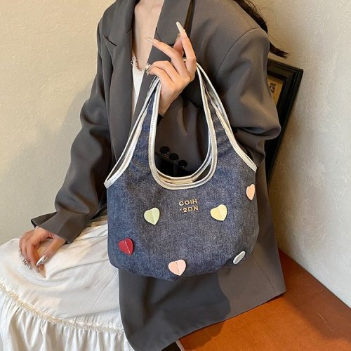 Korean fashion bag for women 2024 summer new niche design girl high-looking cute casual versatile handbag