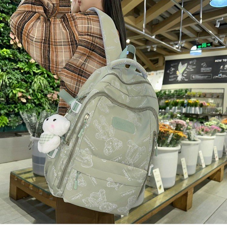2024 New Burden-Reducing and Spine-Protecting Large-Capacity Schoolbags for Middle School and High School Students, Casual Backpacks for College Students