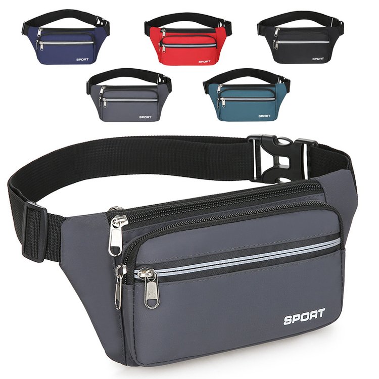 Mobile phone waist bag for men at work sites, multi-functional large-capacity belt bag, waterproof and wear-resistant work wallet