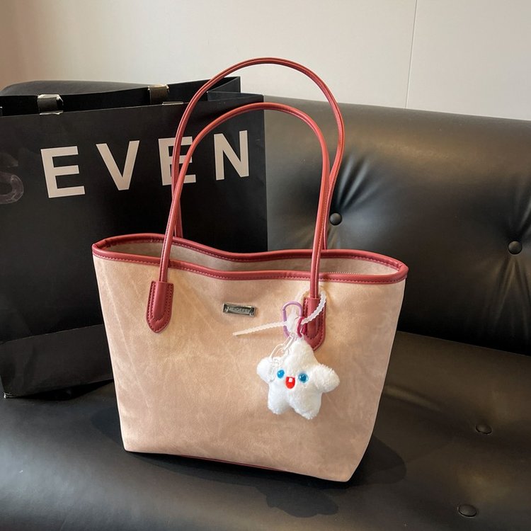 Women's 2024 New Bags This year's popular large-capacity tote bag, versatile shoulder bag, college student class commuting bag