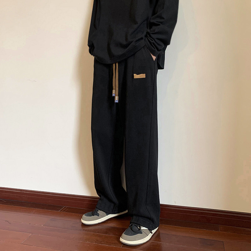 Plus velvet P55 control 68 autumn and winter bulk casual pants 100 polyester