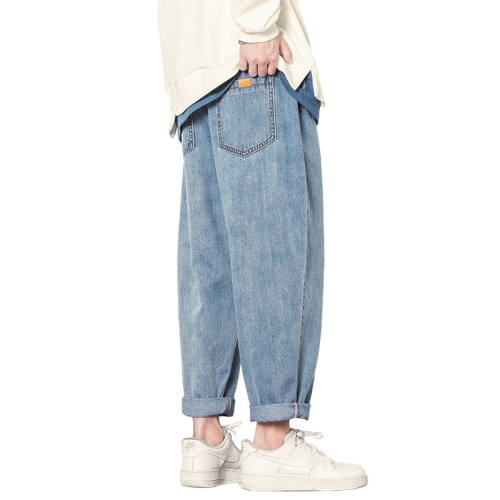 2024 new autumn Japanese style large size basic jeans