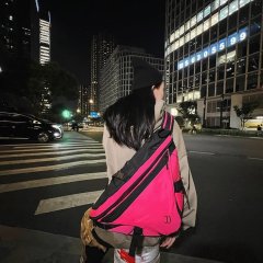 Korean cross-body bag functional trend brand large capacity multi-functional shoulder bag backpack trend brand chest bag men's work bag