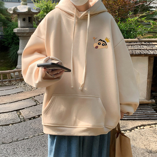 Live broadcast 360g heavyweight American trendy brand printed sweatshirt