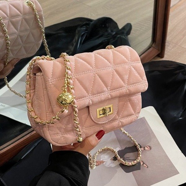 Xiaoxiang Lingge Chain Bag 2024 New Women's Bag Lady's Shoulder Crossbody Bag Women Handbags Handbag