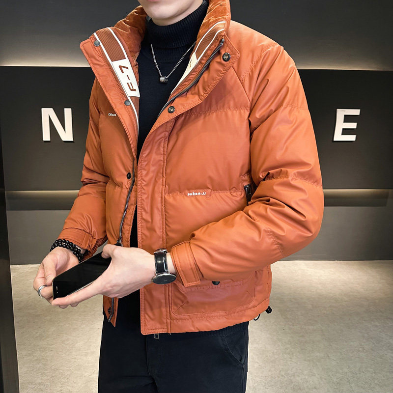 Winter men's down jacket data model is in stock