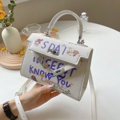 Fashionable temperament small bag for women summer versatile 2024 new trendy fashion texture crossbody bag handheld small square bag